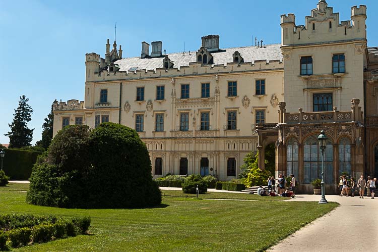 Das Schloss von Lednice (Weltkulturerbe)
